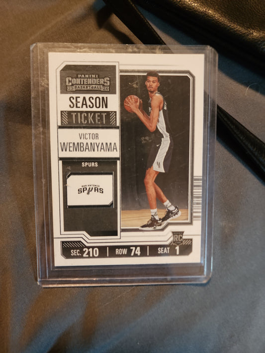 Victor Wembanyama RC â€” 2023â€“24 Contenders Season Ticket